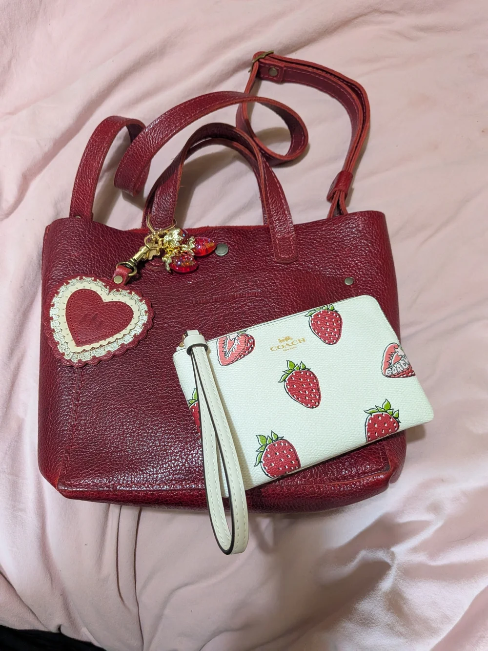 Portland Leather Mini Tote, Coach Wristlet, Flair - Picture 1 of 5